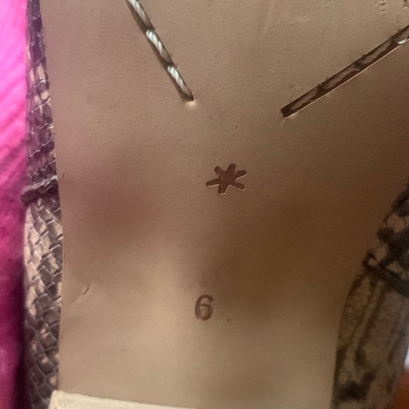 Splendid Snake Print Ankle Boots Sz 6 - Picture 10 of 12